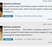 Puslapyje &bdquo;Tvarkau Vilnių&ldquo; užfiksuoti prane&scaron;imai dėl nei&scaron;valytos nuo sniego Architektų g. Lazdynuose