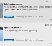 Puslapyje &bdquo;Tvarkau Vilnių&ldquo; užfiksuoti prane&scaron;imai dėl nei&scaron;valytos nuo sniego Architektų g. Lazdynuose