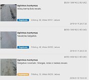 Prane&scaron;imai dėl nei&scaron;valytos Erfurto g.