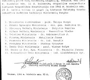Lietuvių Biželio sukilimo (1941 m.) sudarytosios Lietuvos Laikinosios Vyriausybės nariai