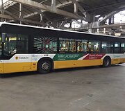 &Scaron;iauliuose &ndash; Lietuvos partizanų nuotraukomis ir citatomis papuo&scaron;ti autobusai