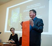 Mariaus Marcinkevičiaus knygos &bdquo;Juodoji Vilniaus saulė&ldquo; pristatymas