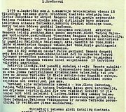 Tikinčiųjų teisių gynimo katalikų komiteto laiškas Sovietų Sąjungos komunistų partijos centro komiteto generaliniam sekretoriui, SSRS Aukščiausiosios Tarybos Prezidiumo pirmininkui Leonidui Brežnevui. 1979 m. lapkričio 20 d. Originalas. Dokumentas lietuvių kalba.