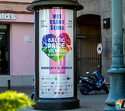 &bdquo;Baltic Pride&ldquo; plakatai Vilniaus gatvėse