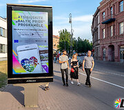 &bdquo;Baltic Pride&ldquo; plakatai Vilniaus gatvėse