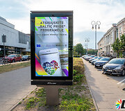 &bdquo;Baltic Pride&ldquo; plakatai Vilniaus gatvėse