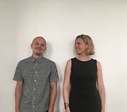 7 Architektūros fotografas Norbert Tukaj ir leidyklos LAPAS vadovė Ūla Ambrasaitė