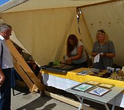 Merkinei 660 Merkinės seniūnijos seniūnas Gintas Tebėra ir amatininkės