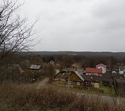 Vaizdas nuo buvusio garažų masyvo
