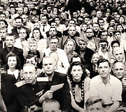 XV SSRS bokso čempionato žiūrovai. 1949 m. liepos mėn.