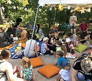 Anyk&scaron;čiuose praūžė literatūrinis festivalis visai &scaron;eimai &bdquo;Nuotykiai tęsiasi&ldquo;