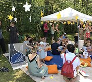 Anyk&scaron;čiuose praūžė literatūrinis festivalis visai &scaron;eimai &bdquo;Nuotykiai tęsiasi&ldquo;