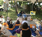 Anyk&scaron;čiuose praūžė literatūrinis festivalis visai &scaron;eimai &bdquo;Nuotykiai tęsiasi&ldquo;