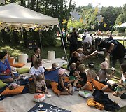 Anyk&scaron;čiuose praūžė literatūrinis festivalis visai &scaron;eimai &bdquo;Nuotykiai tęsiasi&ldquo;