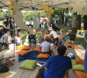 Anyk&scaron;čiuose praūžė literatūrinis festivalis visai &scaron;eimai &bdquo;Nuotykiai tęsiasi&ldquo;