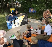 Anyk&scaron;čiuose praūžė literatūrinis festivalis visai &scaron;eimai &bdquo;Nuotykiai tęsiasi&ldquo;