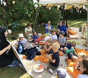 Anyk&scaron;čiuose praūžė literatūrinis festivalis visai &scaron;eimai &bdquo;Nuotykiai tęsiasi&ldquo;