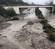 Purvo nuo&scaron;liauža Kalifornijoje, Montecito miestelyje