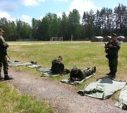 Akimirkos i&scaron; parengtų karių rezervo mokymų