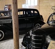 Istorinių transporto priemonių ekspozicija Anyk&scaron;čiuose