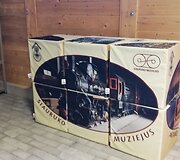 Istorinių transporto priemonių ekspozicija Anyk&scaron;čiuose