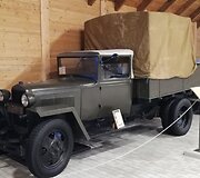 Istorinių transporto priemonių ekspozicija Anyk&scaron;čiuose