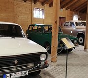 Istorinių transporto priemonių ekspozicija Anyk&scaron;čiuose