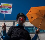 De&scaron;imtys tūkstančių žmonių Berlyne dalyvavo demonstracijoje prie&scaron; rasizmą
