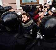 Protestai Rusijoje dėl įkalintų paauglių