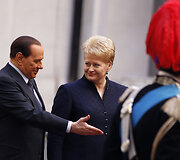 Silvio Berlusconi ir Dalia Grybauskaitė