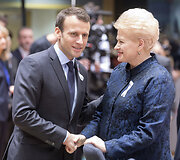 Emmanuelis Macronas, Dalia Grybauskaitė