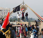 Antivyriausybiniai protestai Bagdade