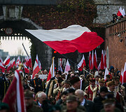 Lenkai patriotiniais renginiais mini Nepriklausomybės dieną