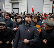 Lenkai patriotiniais renginiais mini Nepriklausomybės dieną