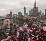 Lenkai patriotiniais renginiais mini Nepriklausomybės dieną
