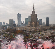 Lenkai patriotiniais renginiais mini Nepriklausomybės dieną