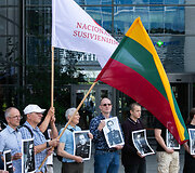 Nacionalinio susivienijimo ir Lietuvos laisvės kovotojų sąjungos piketas