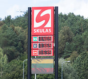 Skulas degalinė Geležinio vilko gatvėje