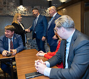 Lietuvos socialdemokratų partijos prezidiumo posėdžio pradžia