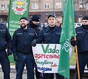 Įkalinimo istaigų darbuotojų protestas