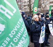 Įkalinimo istaigų darbuotojų protestas