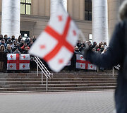 Protestuojančių kartvelų palaikymo akcija