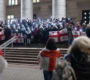 Protestuojančių kartvelų palaikymo akcija