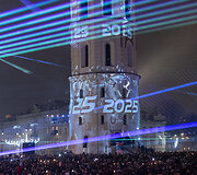 Vilnius pasitinka 2025-uosius metus