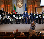 Vyriausybės kultūros ir meno premijų laureatų pagerbimo i&scaron;kilmės