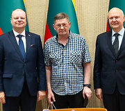 Seime vyko Vadovybės apsaugos tarnybos Garbės medalio įteikimo ceremonija