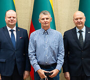 Seime vyko Vadovybės apsaugos tarnybos Garbės medalio įteikimo ceremonija