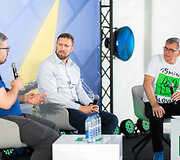 Vilniaus Luki&scaron;kių aik&scaron;tėje ir Gedimino prospekte vyksta &bdquo;eJudėjimo&ldquo; festivalis