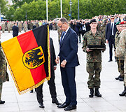 Vokietijos 45-osios &scaron;arvuotosios brigados inauguracija