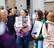Protestas &bdquo;Prezidente, kur Jūsų stuburas?"